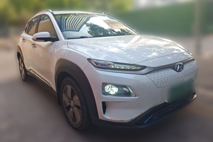 Used Hyundai ENCINO Electric 2020 GLS ZhiJie Edition Front Right 45 Deg