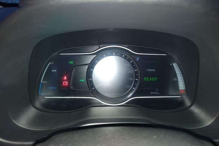 Used Hyundai ENCINO Electric 2020 GLS ZhiJie Edition Odometer Close Up