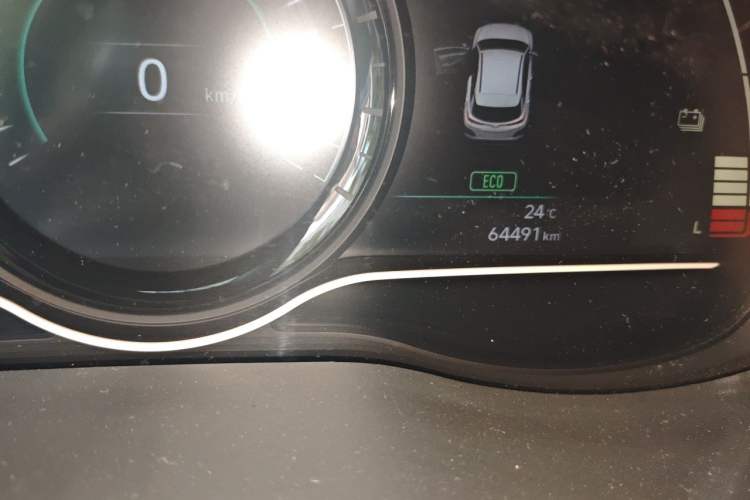 Used Hyundai ENCINO Electric 2020 GLS ZhiJie Edition Odometer Close Up