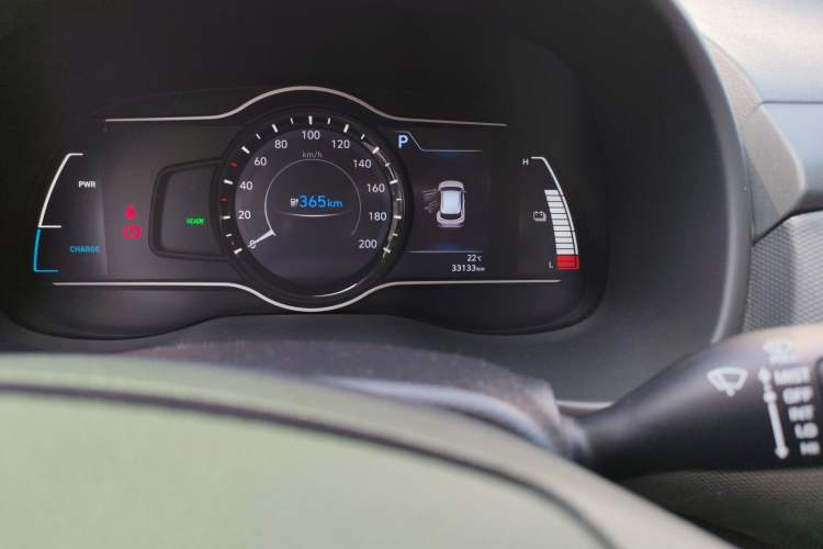 Used Hyundai ENCINO Electric 2020 GLS ZhiJie Edition Odometer Close Up