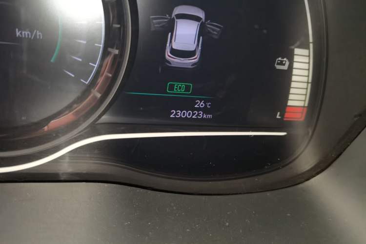 Used Hyundai ENCINO Electric 2020 GLS ZhiJie Edition Odometer Close Up