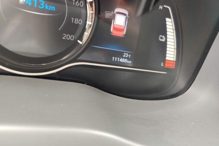 Used Hyundai ENCINO Electric 2020 TOP Enjoyment Edition Odometer Close Up