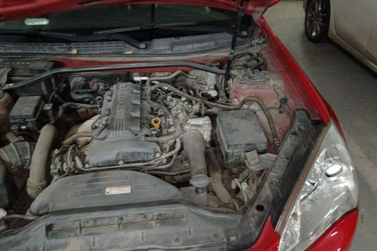 Used Hyundai Genesis Coupe 2009 2.0T Automatic Deluxe Edition Engine Bay Left