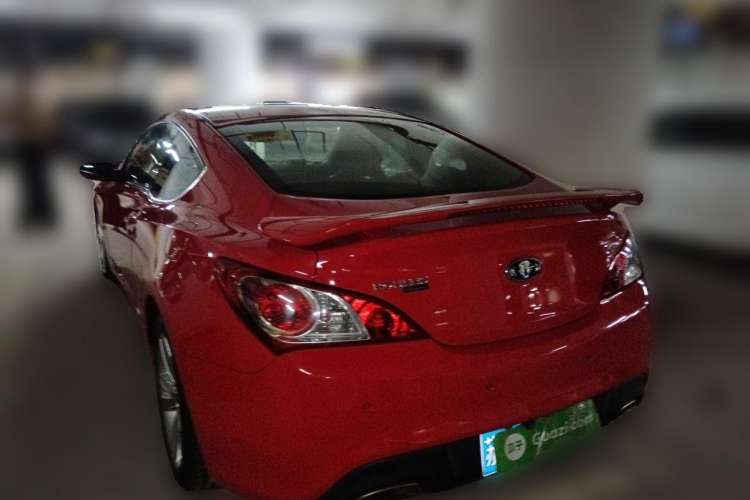 Used Hyundai Genesis Coupe 2009 2.0T Automatic Deluxe Edition Rear Left 45 Deg