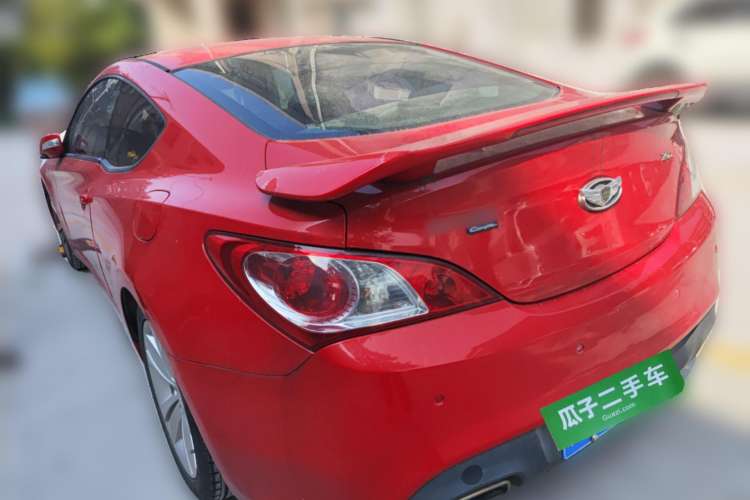 Used Hyundai Genesis Coupe 2009 2.0T Automatic Deluxe Edition Rear Left 45 Deg