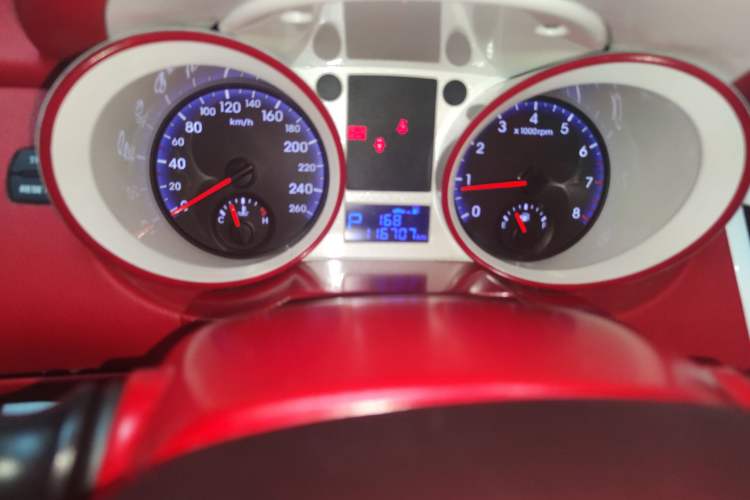 Used Hyundai Genesis Coupe 2009 2.0T Automatic Luxury Edition Odometer Close Up