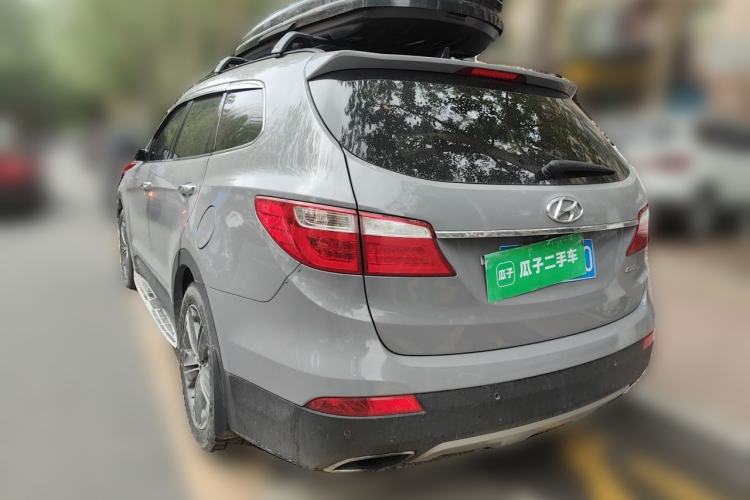 Used Hyundai Grand SantaFe 2013 2.2T 7-Seater Four-Wheel-Drive Brown Interior Flagship Edition Rear Left 45 Deg