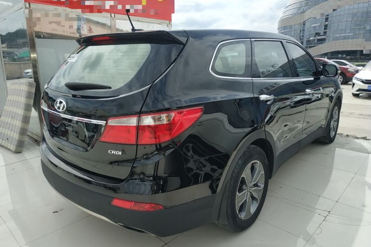 Used Hyundai Grand SantaFe 2015 2.2T 7-Seater Two-Wheel-Drive Zhi Ling Limited Edition Rear Right 45 Deg