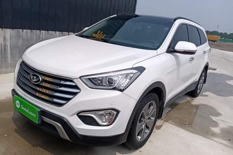 Used Hyundai Grand SantaFe 2015 2.0T 7-Seater Two-Wheel Drive Leading Edition Guazi used car, China used car export, Used car for sale, Used cars, Cheapest cars for sale
