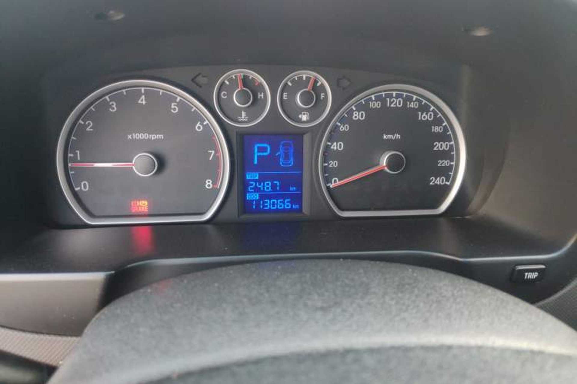 Used Hyundai i30 2009 1.6L Automatic Comfort Edition Odometer Close Up
