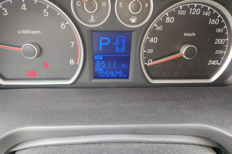 Used Hyundai i30 2009 1.6L Automatic Comfort Edition Odometer Close Up