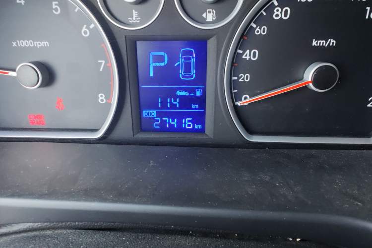 Used Hyundai i30 2009 1.6L Automatic Jingxiang Model Odometer Close Up