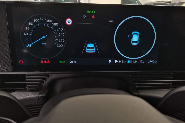 Used Hyundai IONIQ 5 N 2024 Base Model Odometer Close Up