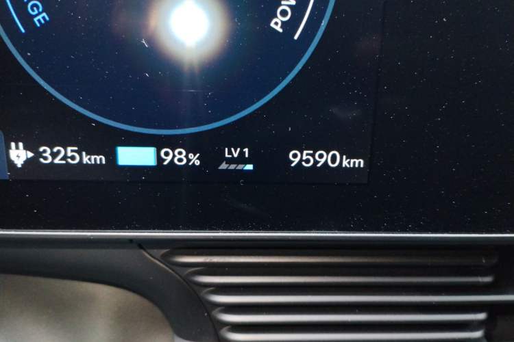 Used Hyundai IONIQ 5 N 2024 Base Model Odometer Close Up