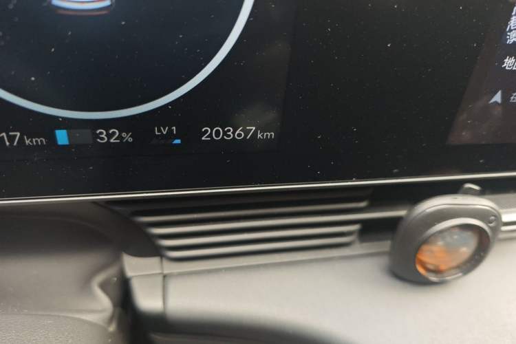 Used Hyundai IONIQ 5 N 2024 Base Model Odometer Close Up