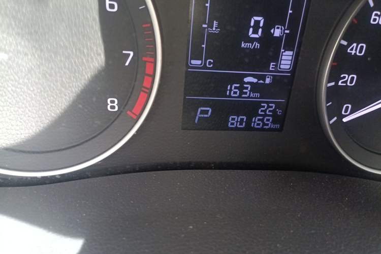 Used Hyundai ix25 2015 2.0L Automatic Two-Wheel Drive Intelligent GLS Odometer Close Up