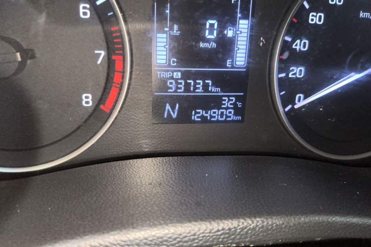 Used Hyundai ix25 2015 2.0L Automatic Two-Wheel Drive Intelligent GLS Odometer Close Up