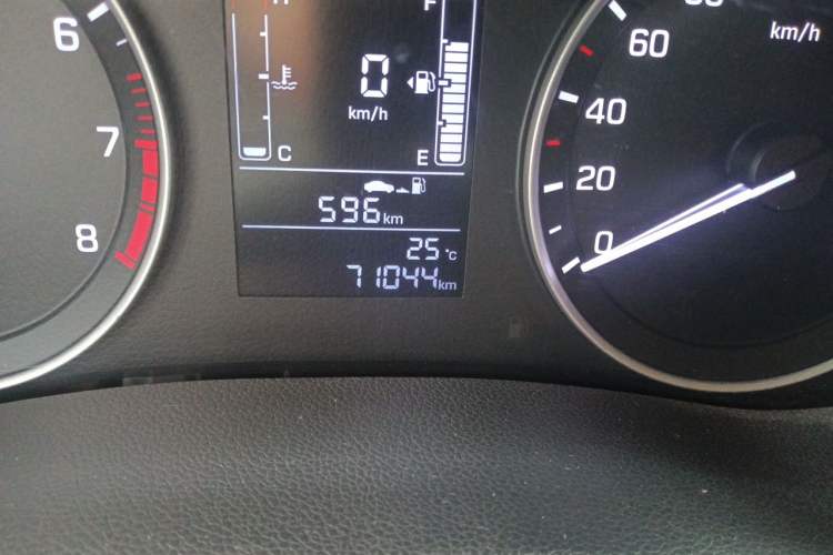 Used Hyundai ix25 2015 1.6L Manual Two-Wheel Drive Fashionable GS Model Odometer Close Up