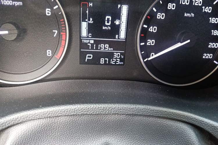 Used Hyundai ix25 2015 1.6L Automatic Two-Wheel Drive Smart GLS Trim Odometer Close Up