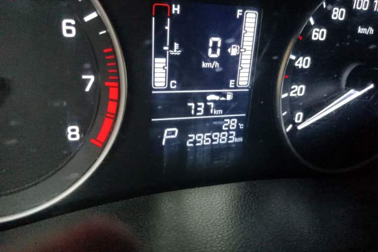 Used Hyundai ix25 2015 1.6L Automatic Two-Wheel Drive Smart GLS Trim Odometer Close Up