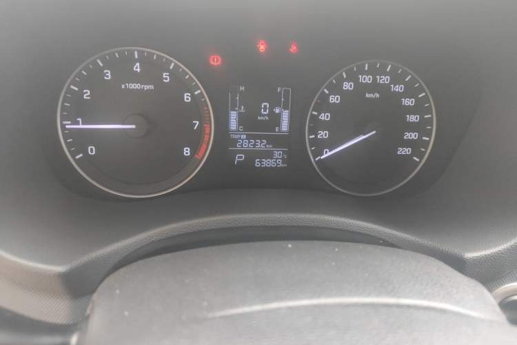 Used Hyundai ix25 2015 1.6L Automatic Two-Wheel-Drive Deluxe DLX Model Odometer Close Up