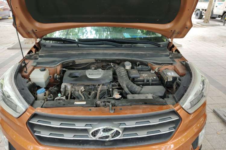 Used Hyundai ix25 2016 1.6T Dual-Clutch Two-Wheel Drive Smart GLS Model Engine Bay