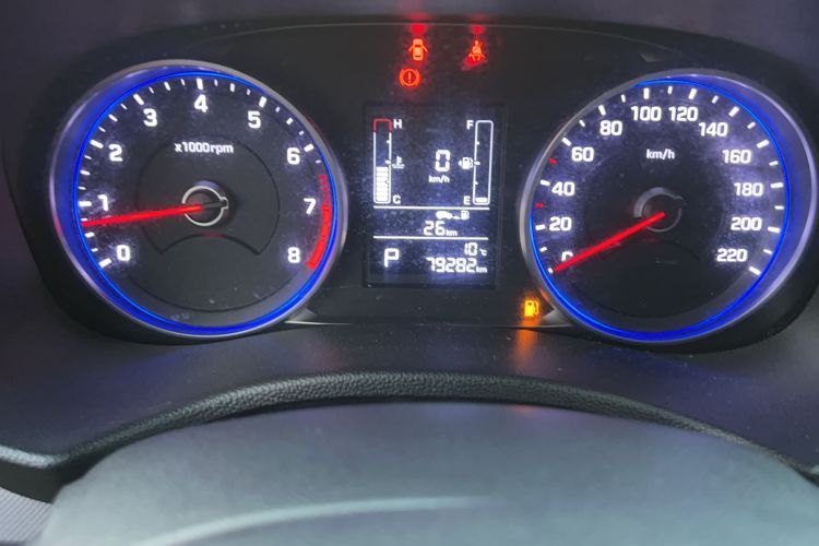 Used Hyundai ix25 2017 1.6L Automatic Smart Version Odometer Close Up