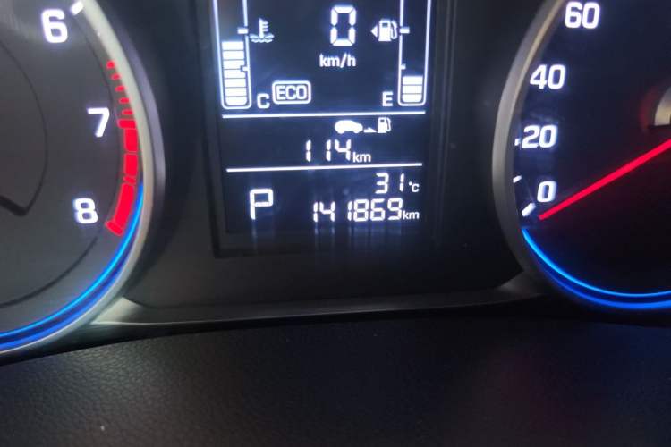Used Hyundai ix25 2017 1.6L Automatic Smart Version Odometer Close Up