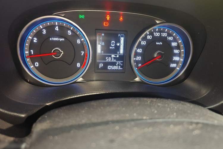 Used Hyundai ix25 2017 1.6L Automatic Smart Version Odometer Close Up