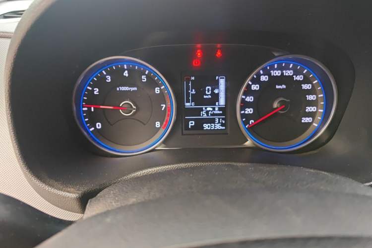 Used Hyundai ix25 2017 1.6L Automatic Smart Version Odometer Close Up