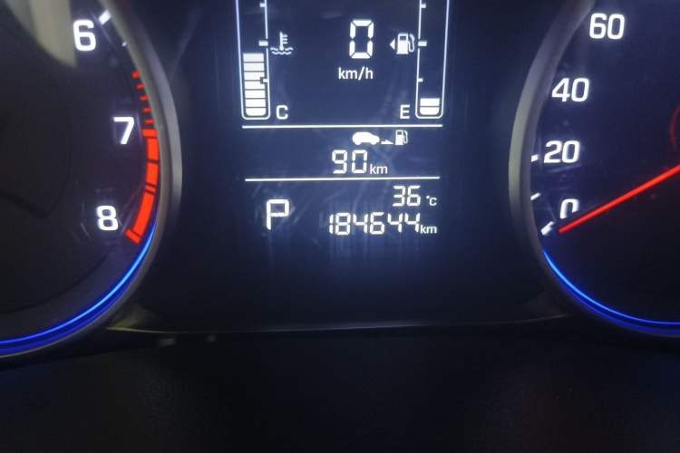 Used Hyundai ix25 2017 1.6L Automatic Smart Version Odometer Close Up
