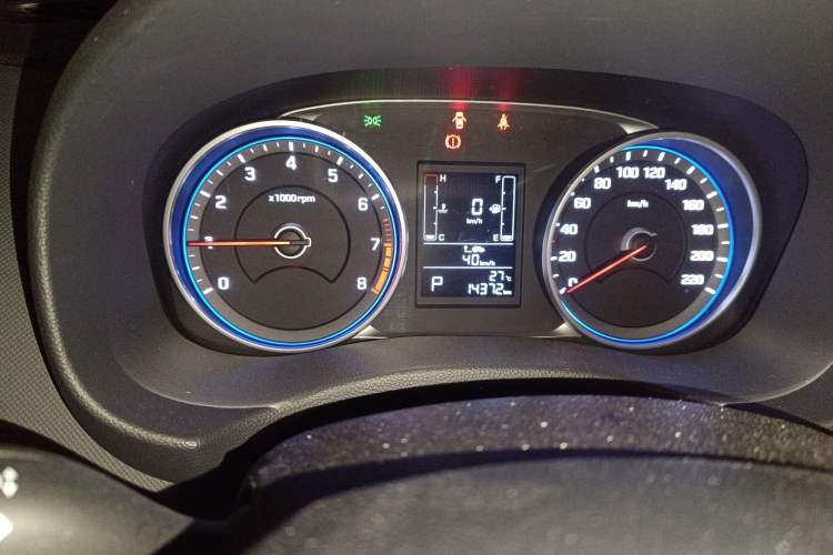 Used Hyundai ix25 2017 1.6L Automatic Smart Version Odometer Close Up