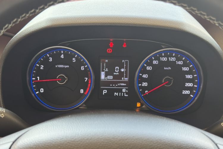 Used Hyundai ix25 2017 1.6L Automatic Smart Version Odometer Close Up