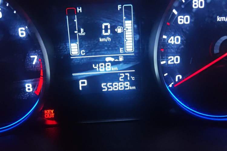 Used Hyundai ix25 2017 1.6L Automatic Smart Version Odometer Close Up