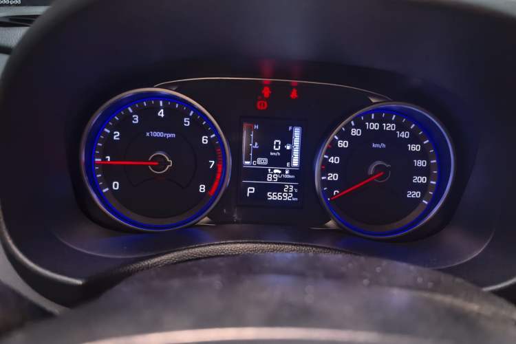 Used Hyundai ix25 2017 1.6L Automatic Smart Version Odometer Close Up