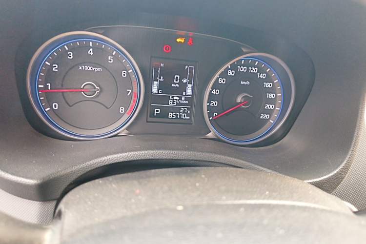 Used Hyundai ix25 2019 1.6L Automatic Smart Edition Commemorative Version Odometer Close Up