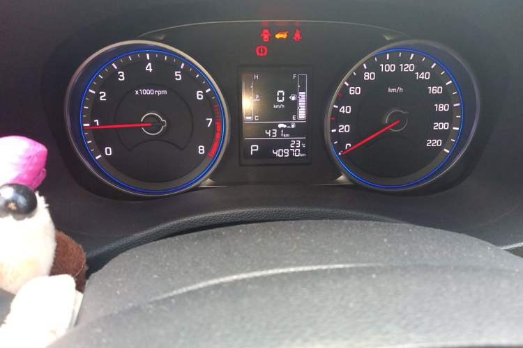 Used Hyundai ix25 2019 1.6L Automatic Smart Edition Commemorative Version Odometer Close Up