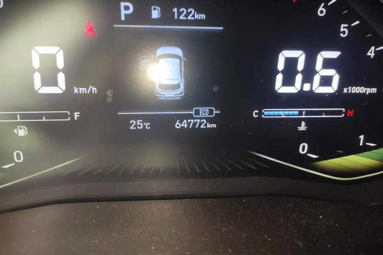 Used Hyundai ix25 2020 1.5L CVT GLS Smart Model Odometer Close Up