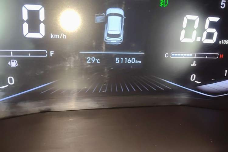 Used Hyundai ix25 2020 1.5L CVT GLS Smart Model Odometer Close Up