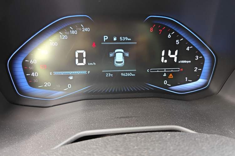 Used Hyundai ix25 2020 1.5L CVT DLX Prestige Version Odometer Close Up