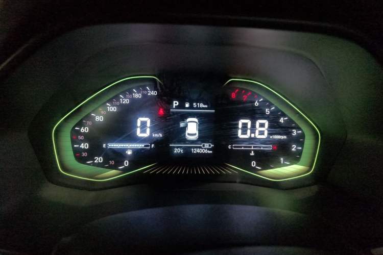 Used Hyundai ix25 2020 1.5L CVT GLS Smart Model Odometer Close Up