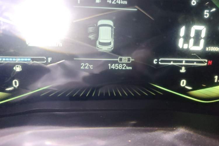 Used Hyundai ix25 2020 1.5L CVT GLS Smart Model Odometer Close Up