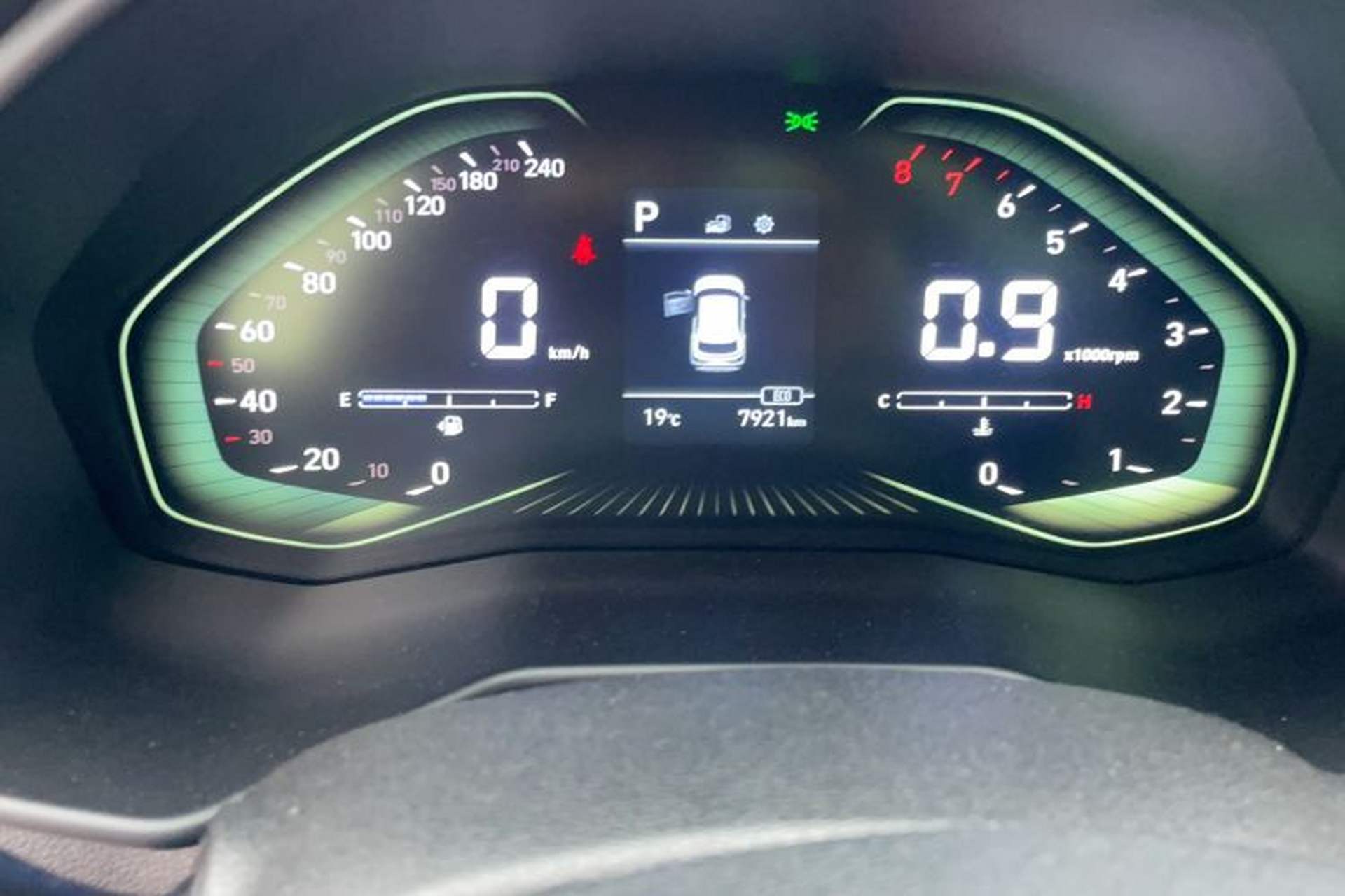 Used Hyundai ix25 2020 1.5L CVT GLS Smart Model Odometer Close Up