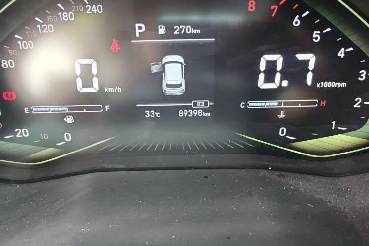 Used Hyundai ix25 2020 1.5L CVT DLX Prestige Version Odometer Close Up