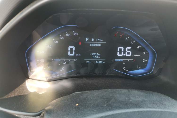 Used Hyundai ix25 2020 1.5L CVT GLS Smart Model Odometer Close Up