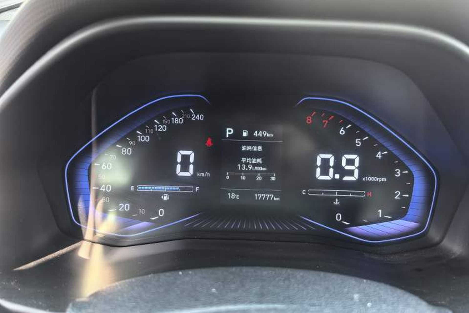 Used Hyundai ix25 2020 1.5L CVT GLS Smart Model Odometer Close Up
