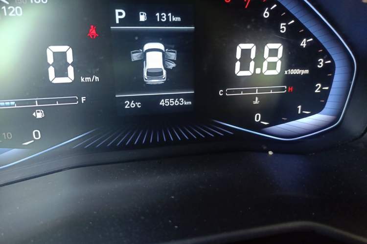 Used Hyundai ix25 2020 1.5L CVT GLS Smart Model Odometer Close Up