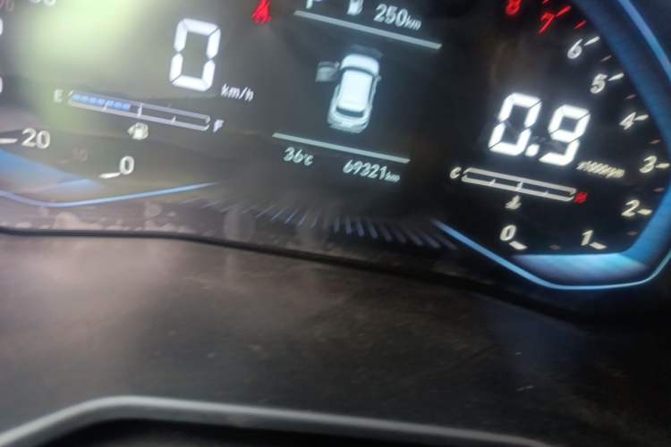 Used Hyundai ix25 2020 1.5L CVT GLS Smart Model Odometer Close Up