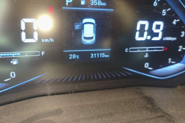 Used Hyundai ix25 2020 1.5L CVT DLX Prestige Version Odometer Close Up
