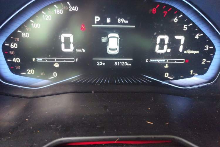 Used Hyundai ix25 2020 1.5L CVT GLS Smart Model Odometer Close Up